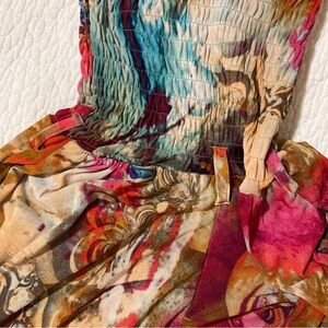 Apple Bottoms Y2K Vintage Romper | Size M | Psychedelic Colors | Summer Casual